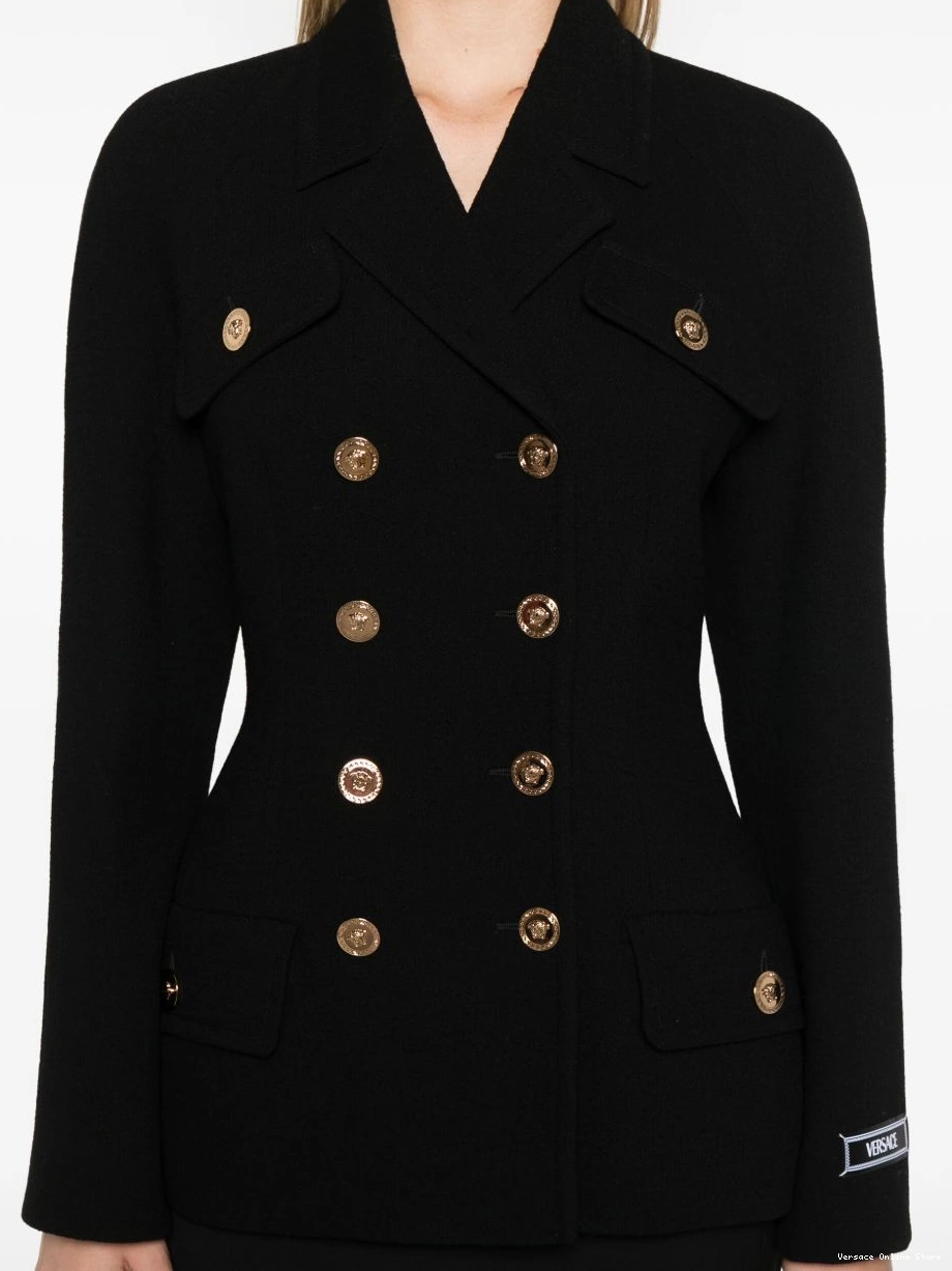 Cheap blazer crepe Medusa-motif Women Versace 0714